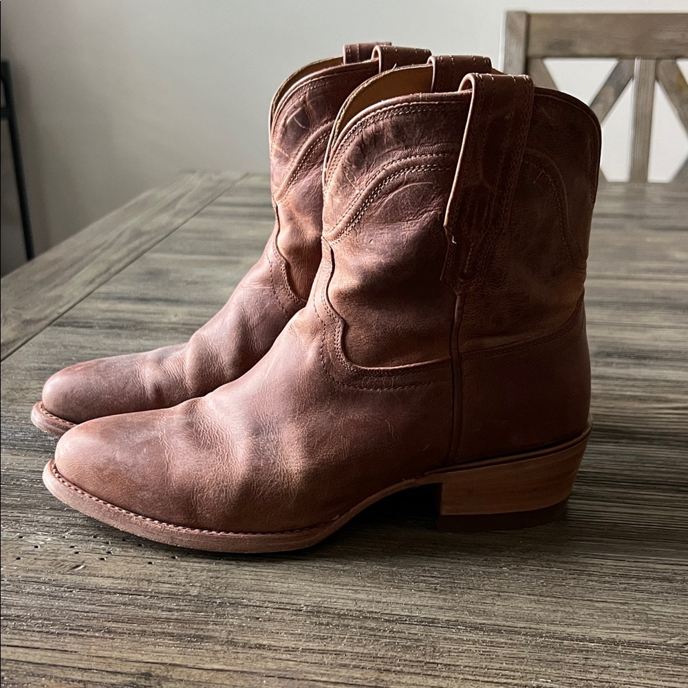 Tecovas Tan Leather Western Boots